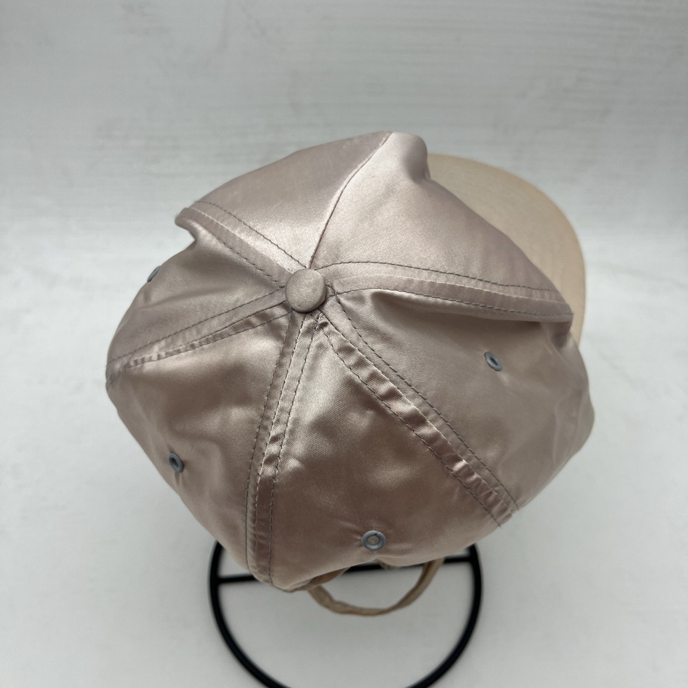 Vintage Unique Silky Boardwalk And Baseball Nylon Adjustable Hat Statement Piece - Picture 7 of 9